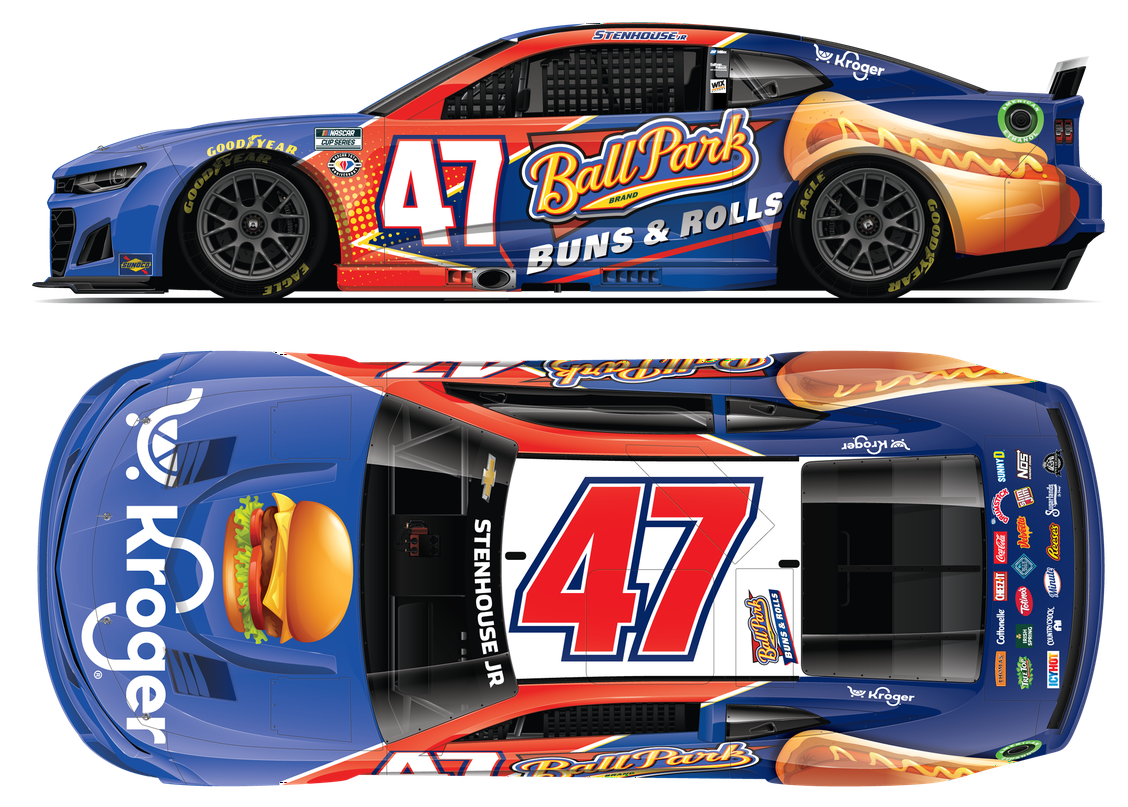 NO. 47 KROGER RACING TEAM SETS SIGHTS ON SUCCESS WITH BALL PARK® BUNS & ROLLS AT NASHVILLE SUPERSPEEDWAY