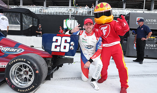 Rookie Foster Sweeps to Both Poles on Streets of Detroit