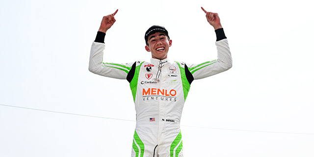 Siegel Sprints to Points Lead with Second Straight Win