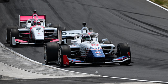 Simpson Leads Fast Practice on New Road America Pavement