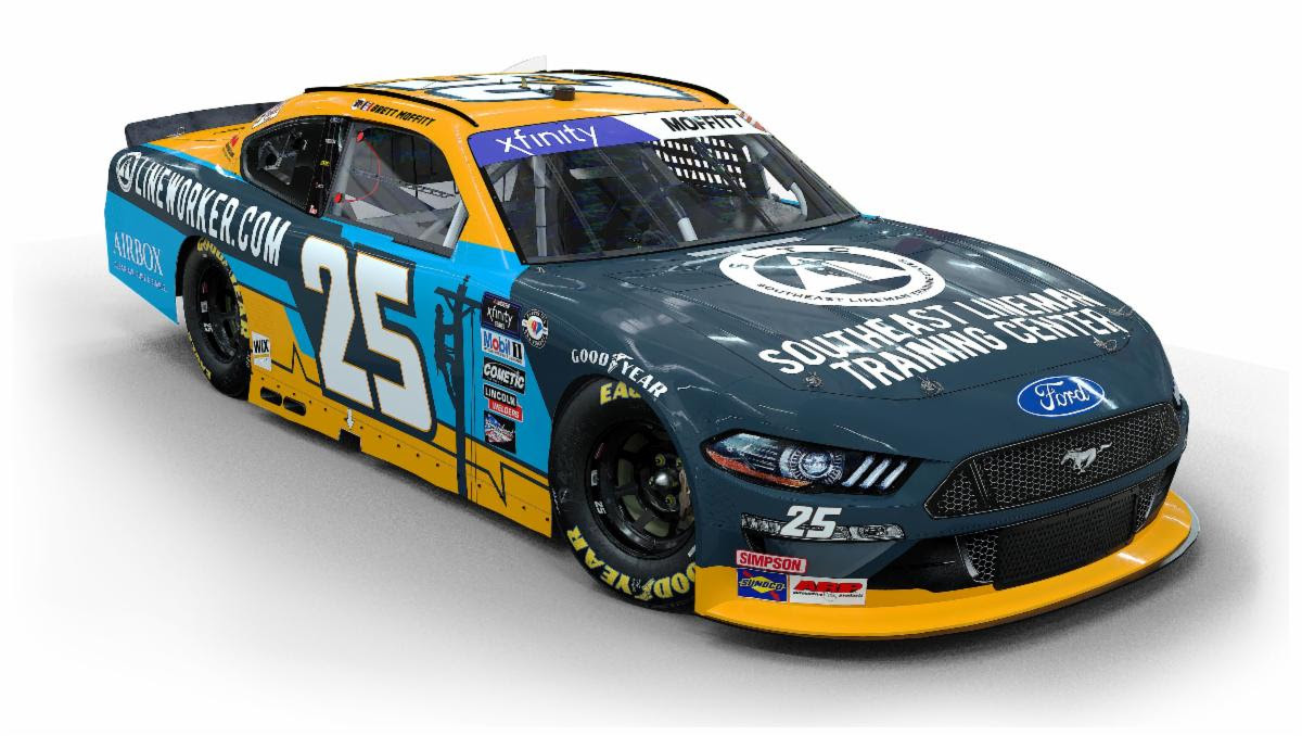 Southeast Lineman Training Center to Support Brett Moffitt and AM Racing at Nashville Superspeedway