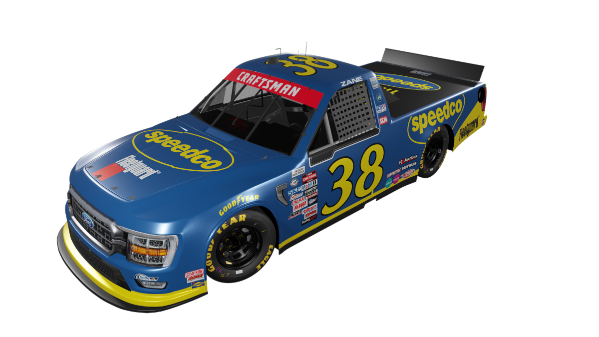 Zane Smith and the No. 38 Speedco/ Fleetguard Ford F-150 Mustang Team