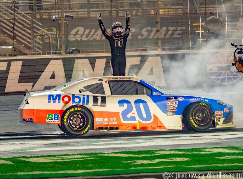 John Hunter Nemechek grabs third Xfinity victory of 2023 at Atlanta
