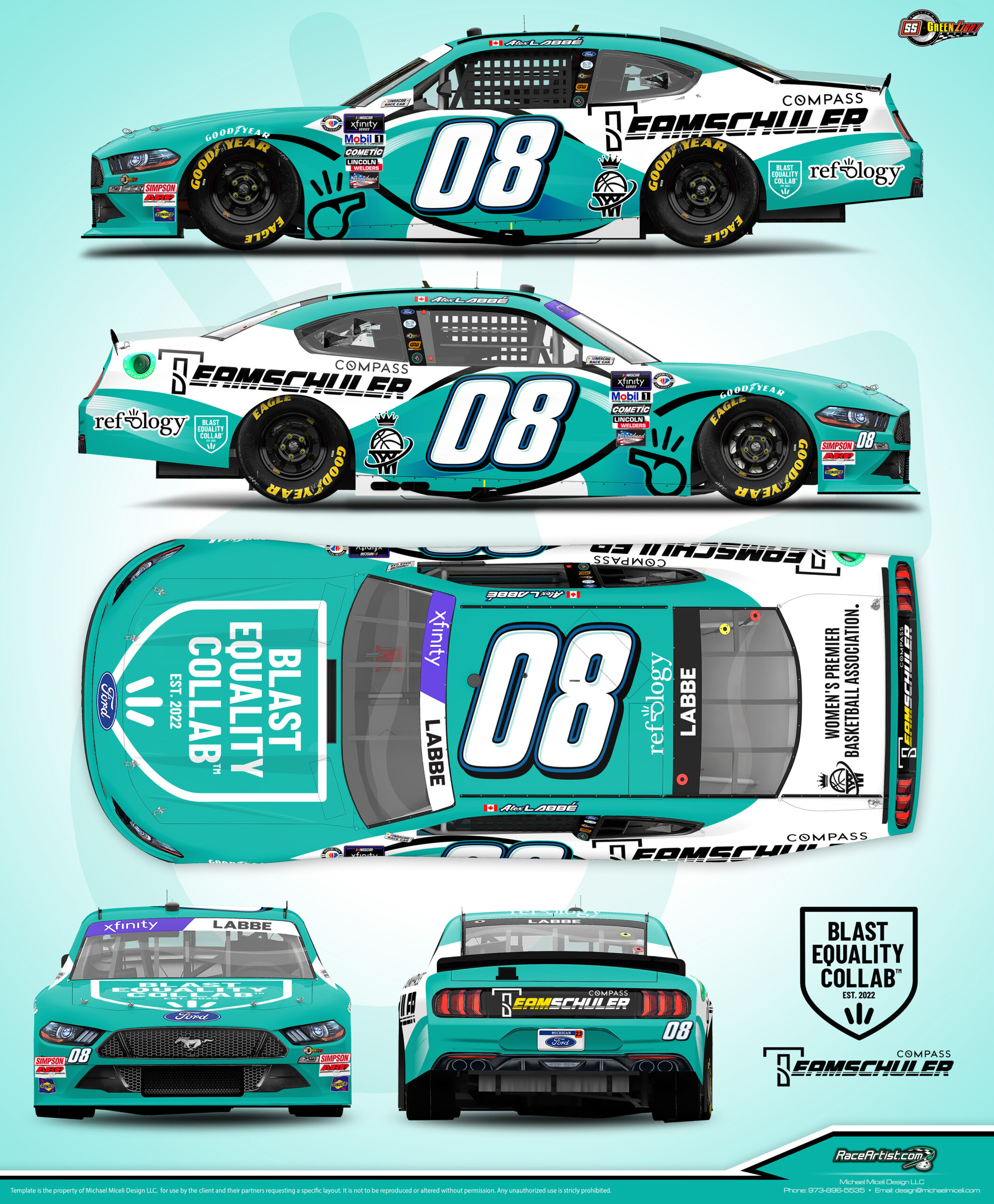 Alex Labbe, SS GreenLight Partner with ref-ology for Road America