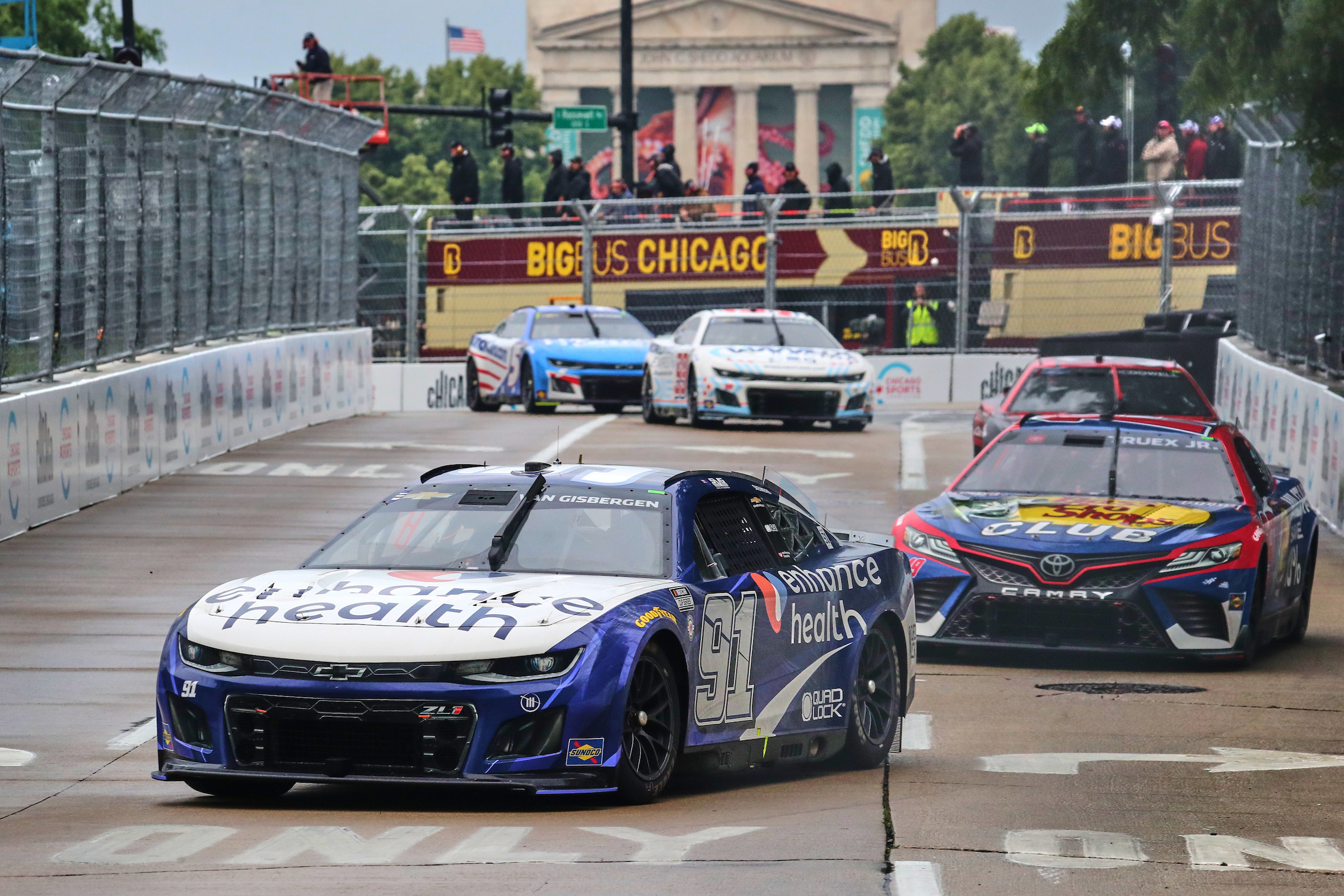 Saturday at Chicago Hamlin's single best day at the track in NASCAR