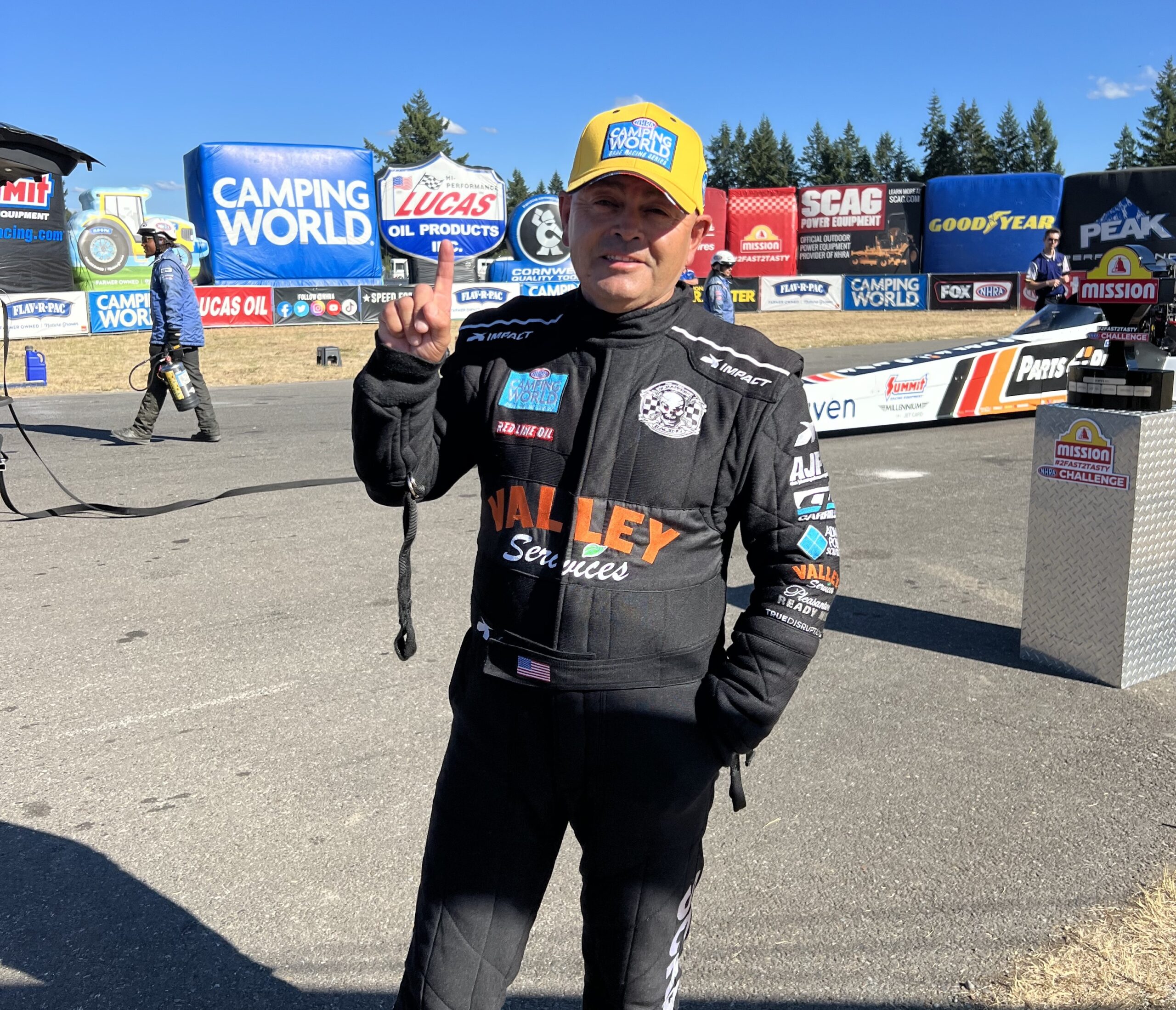 Salinas Puts Scrappers Racing Number One in Top Fuel Qualifying in Seattle for Northwest Nationals