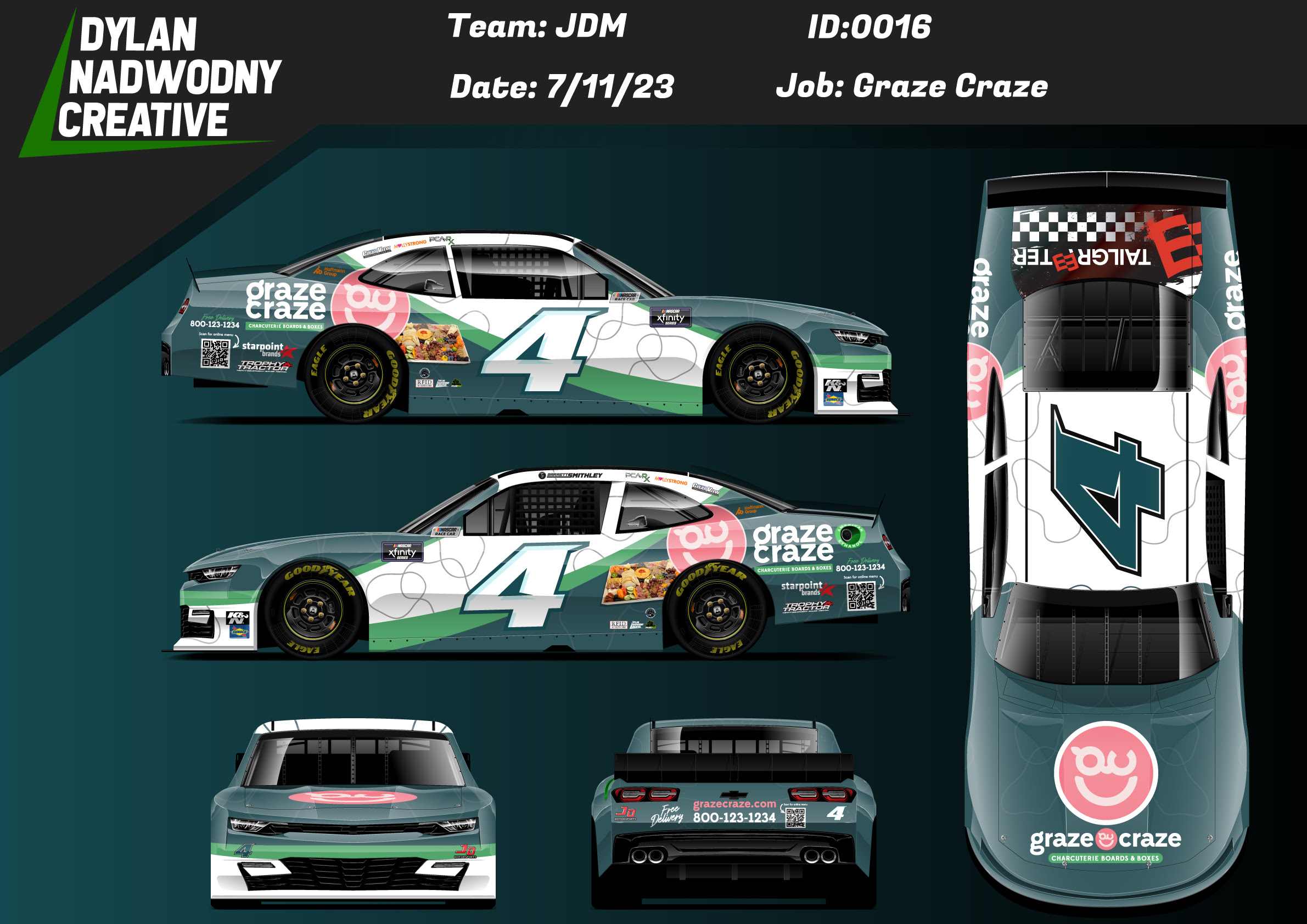 JD Motorsports is Excited to Announce a Delightful Partnership with Graze Craze