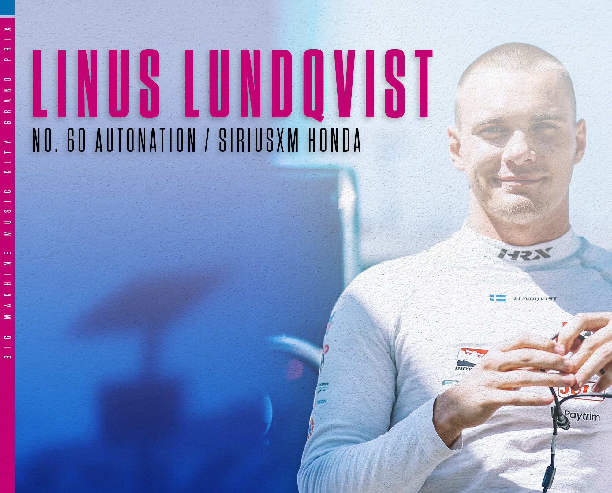 Lundqvist to Drive for Meyer Shank Racing in Nashville INDYCAR Weekend