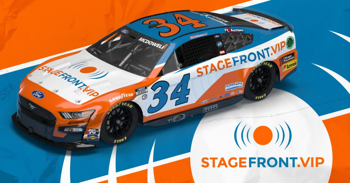 Michael McDowell and the No. 34 Stage Front Ford Mustang Team Richmond Raceway Competition Notes