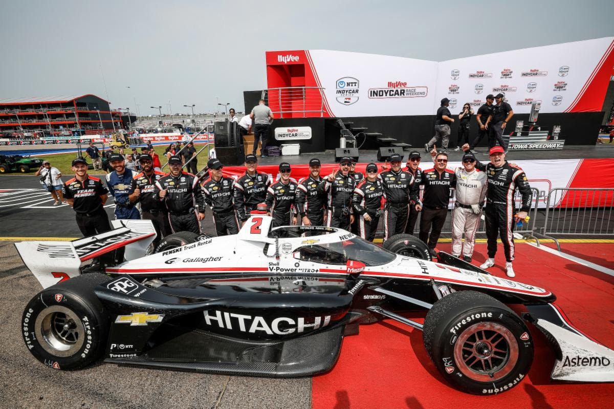 CHEVROLET INDYCAR AT IOWA: TEAM CHEVY HY-VEE ONESTEP 250 – NEWGARDEN AND CHEVROLET SCORE DOUBLE VICTORIES IN IOWA