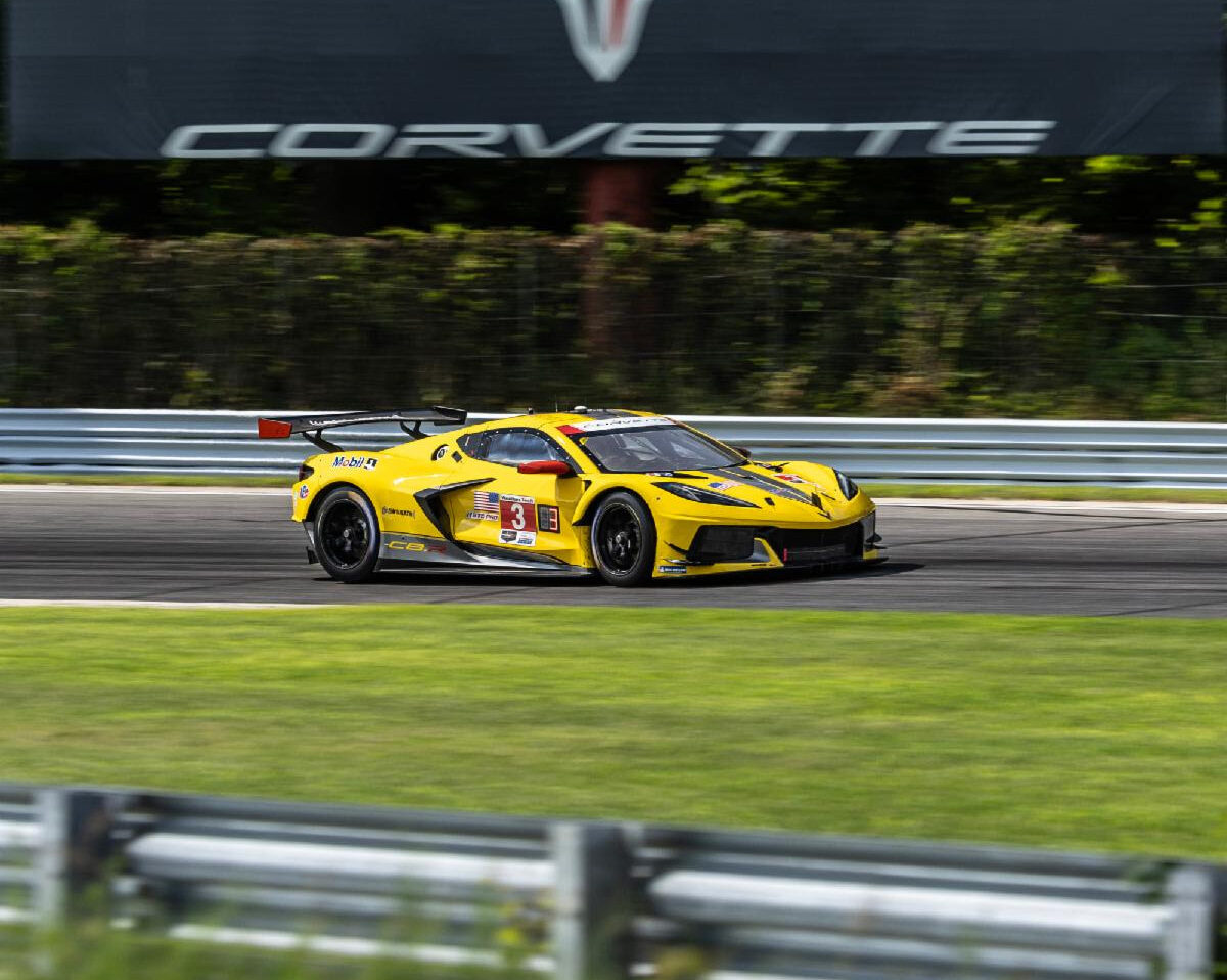 CORVETTE RACING AT LIME ROCK Second-Row Start for No
