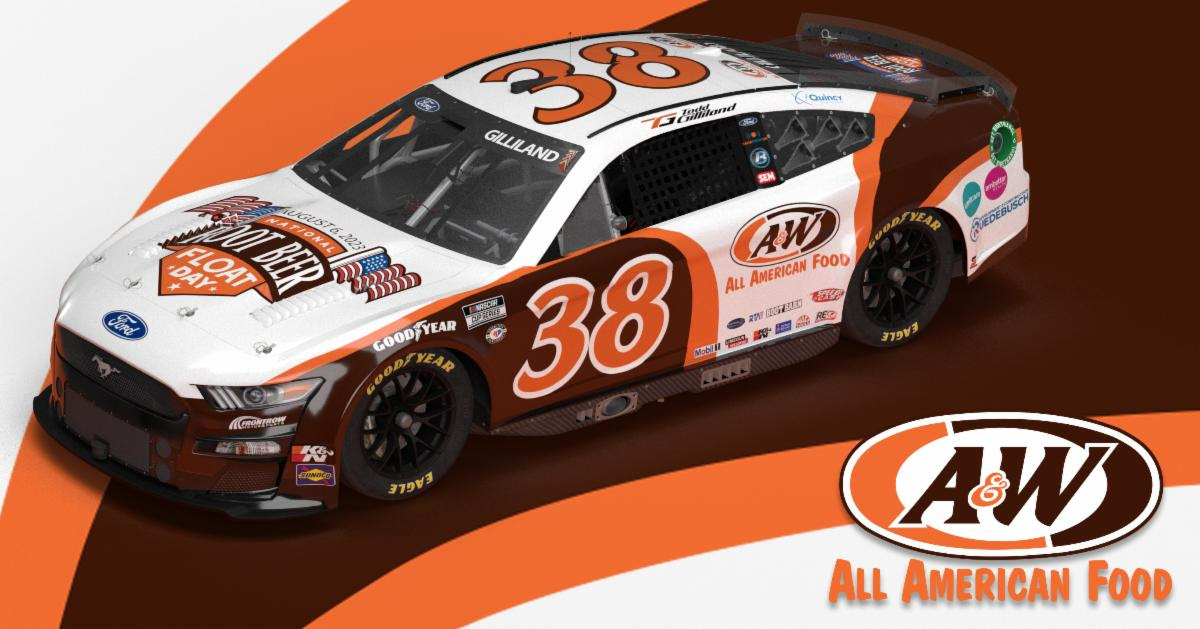 Todd Gilliland and the No. 38 A&W Ford Mustang New Hampshire Motor Speedway Competition Notes