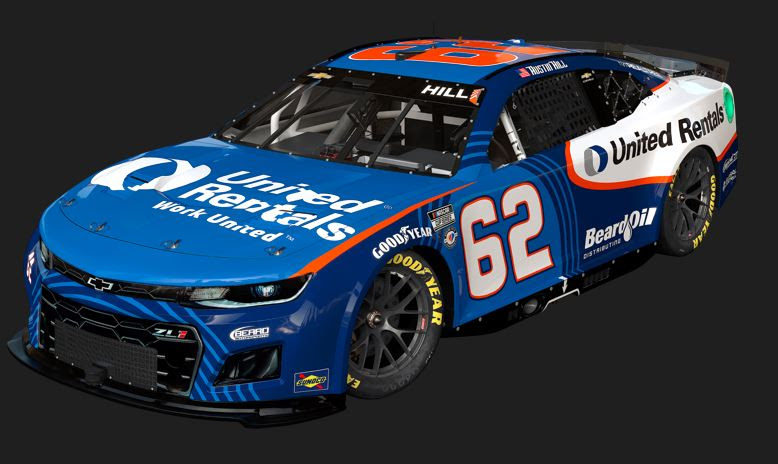 Beard Motorsports Partners with United Rentals for Two NASCAR Cup Series Races