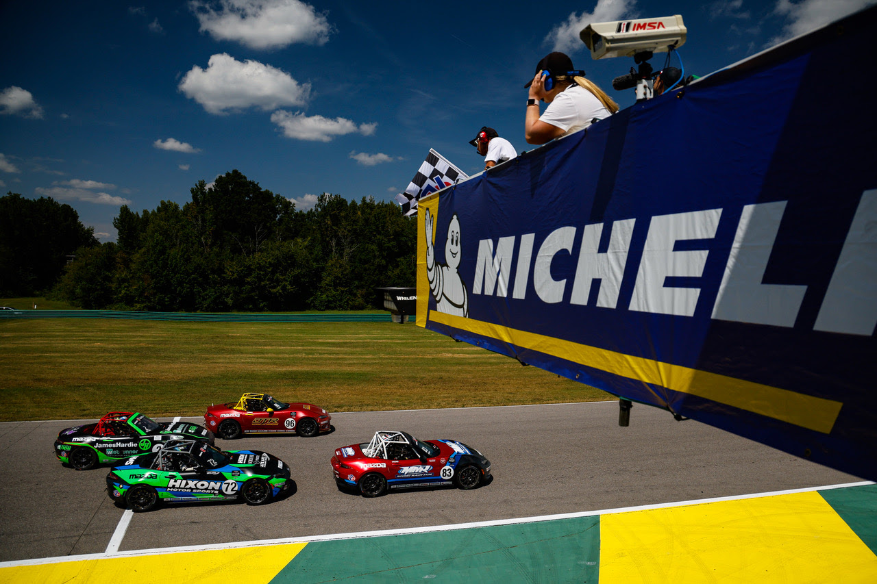 Cicero Breaks Through at VIR for First Mazda MX-5 Cup Win