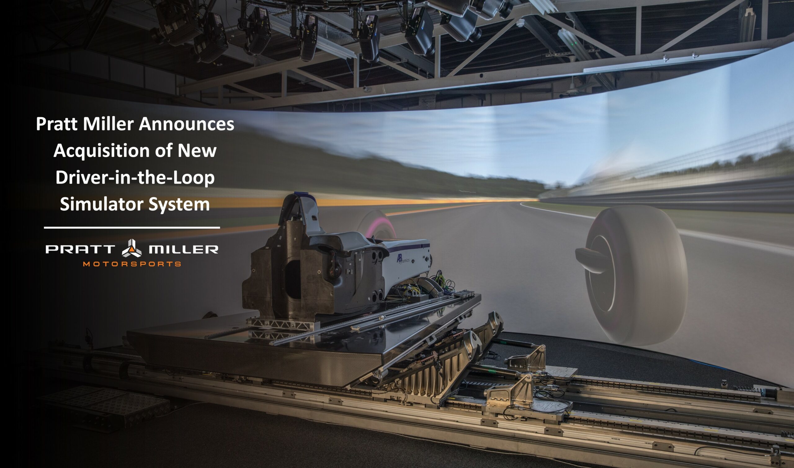 Pratt Miller Announces Acquisition of New Driver-in-the-Loop Simulator System