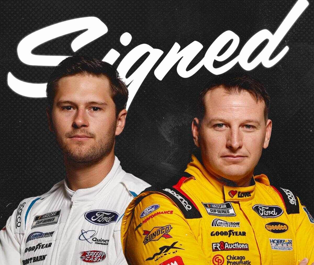 Front Row Motorsports Exercises Option on Michael McDowell and Todd Gilliland