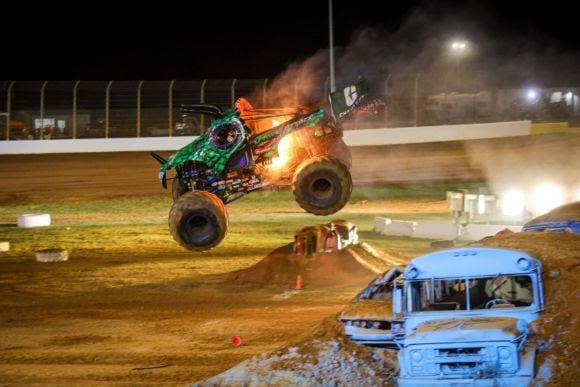 Jurassic Attack Preys On The Competition, Takes Circle K Monster Truck Bash Title