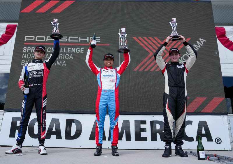 TPC Racing and Chloe Chambers Score Back-to-Back Road America Victories and Increase USAC Porsche Sprint Challenge Cayman Team Championship Lead and Season Win Total to Five Races