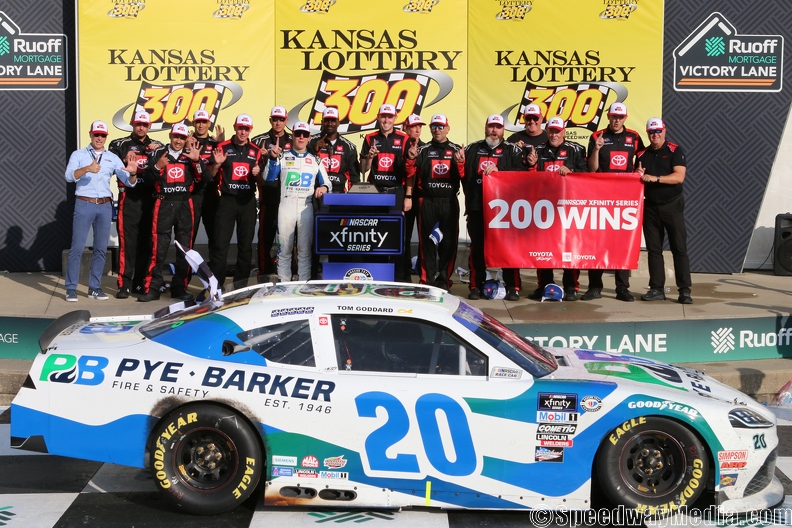 Nemechek wins Xfinity regular-season finale at Kansas; Kligerman claims final Playoff berth