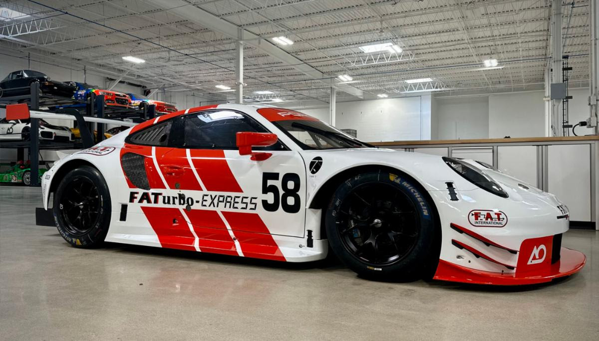 AO Racing Brings F.A.T. International Throwback Livery and Fleet of Iconic Porsches to Rennsport Reunion