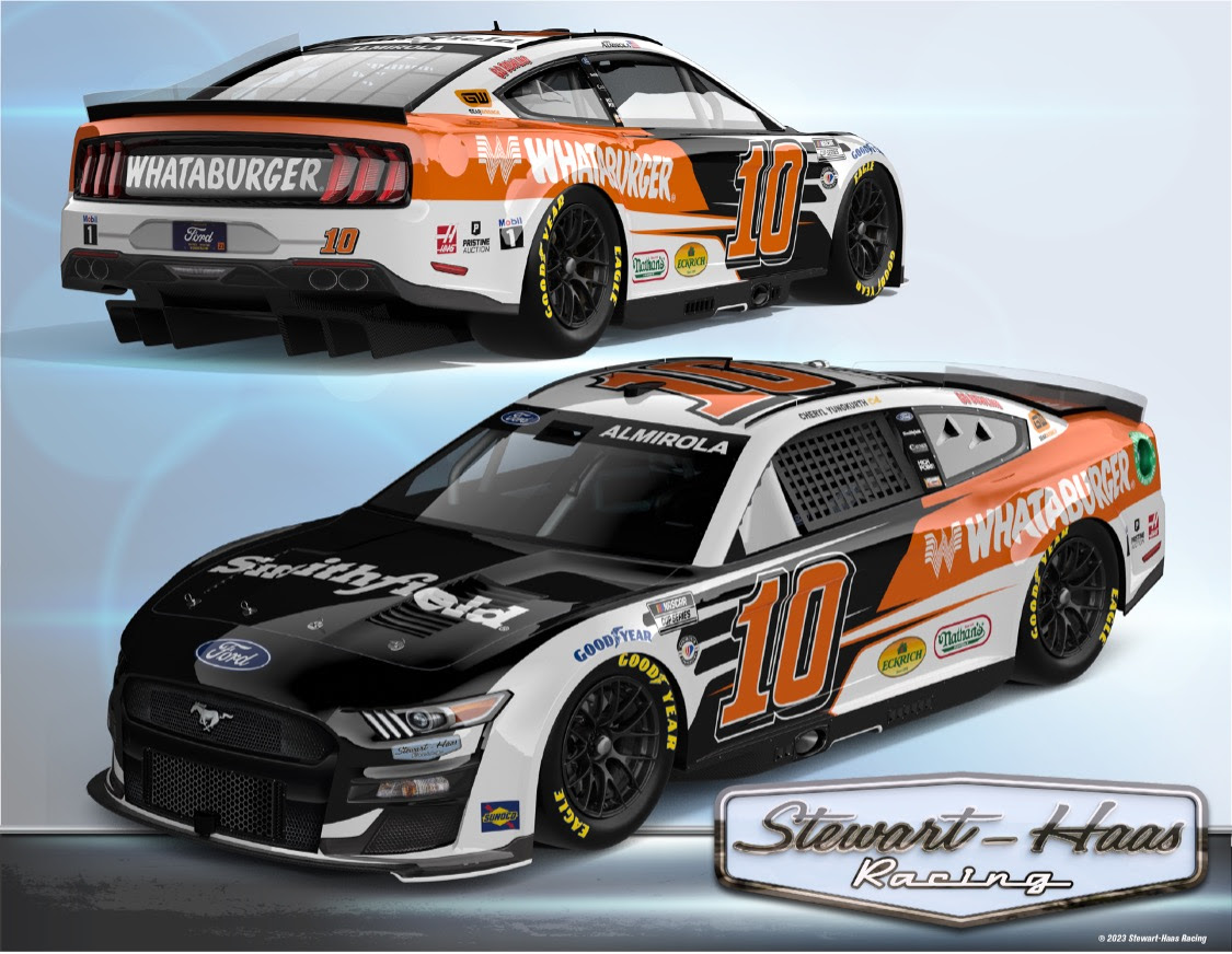 No. 10 Smithfield/Whataburger Ford Racing: Aric Almirola Kansas Advance