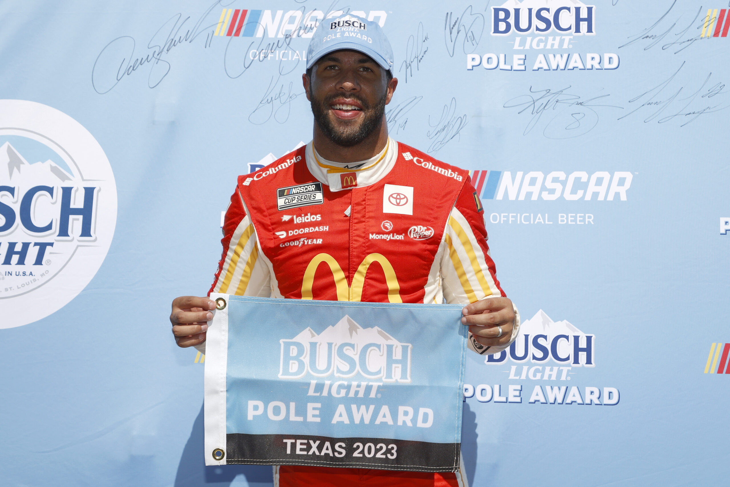 Bubba Wallace collects his first pole of the season at Texas