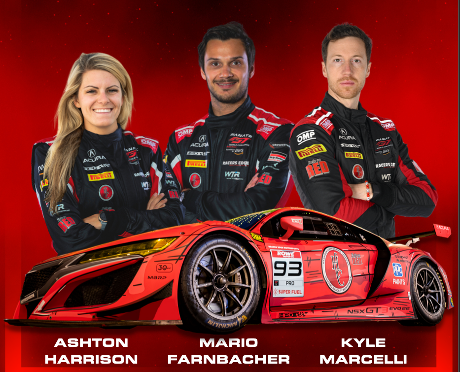 KYLE MARCELLI TO JOIN No. 93 HARRISON CONTRACTING COMPANY ACURA NSX GT3 EVO22 LINEUP FOR THE INDIANAPOLIS 8-HOUR