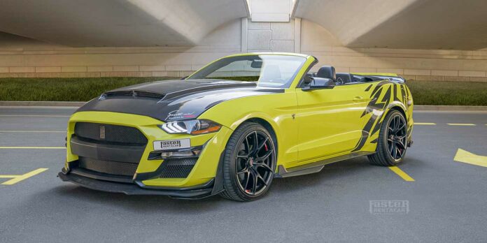MUSTANG-YELLOW-an-Black-front-side-2