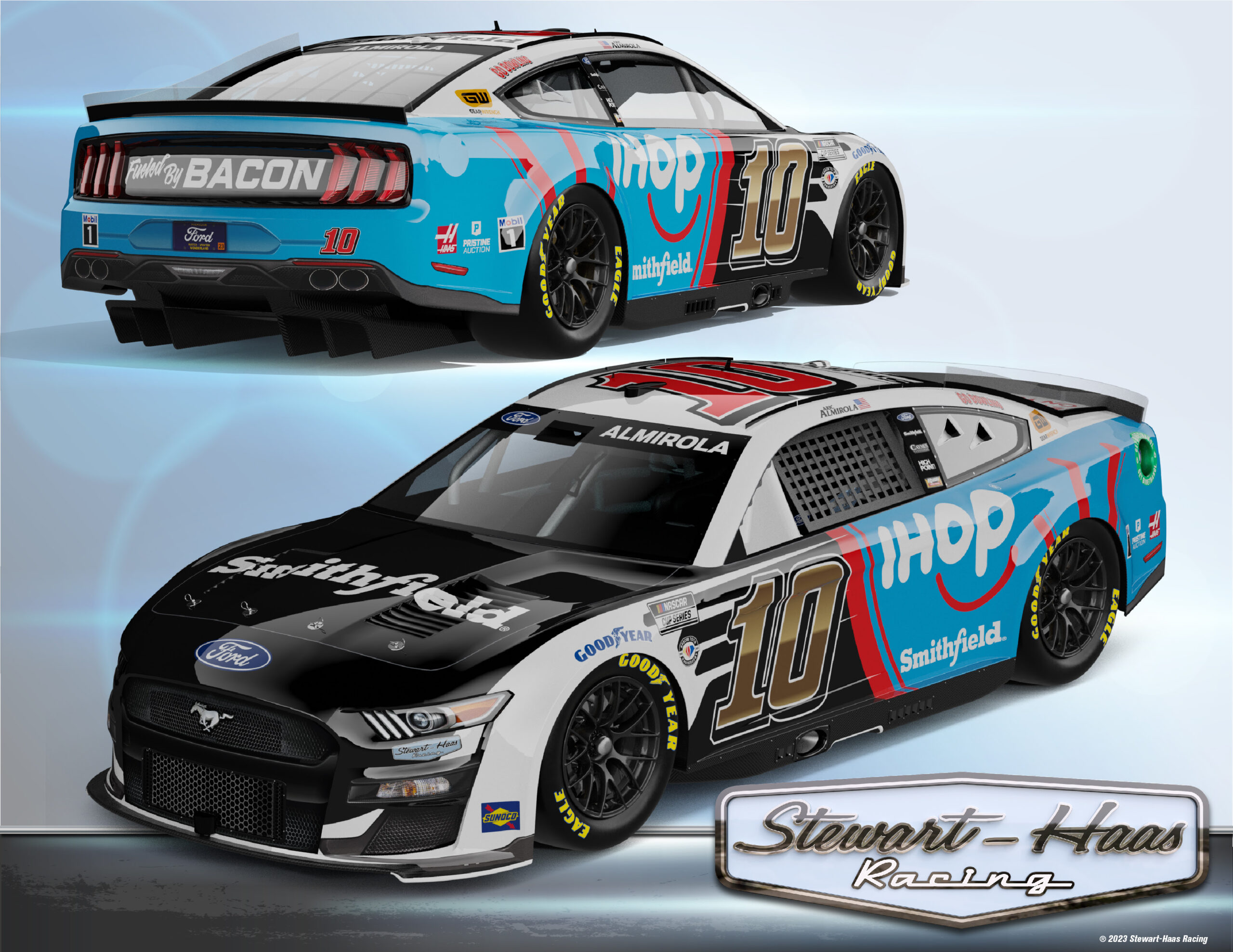 No. 10 Smithfield/IHOP Ford Racing: Aric Almirola Bristol Advance