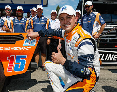 Back in Black: Rahal Rides Primary Tires to Portland Pole