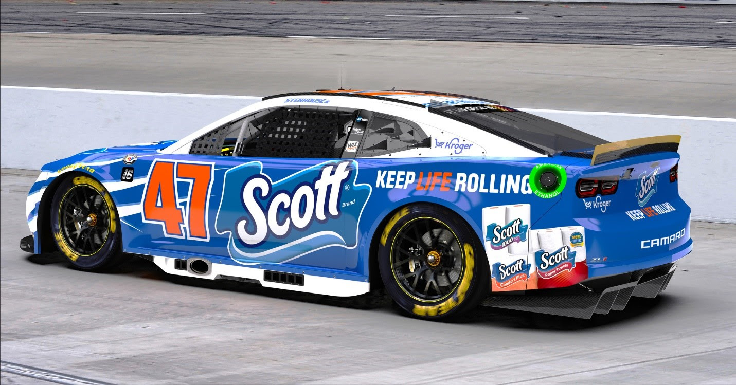 STENHOUSE JR. ROLLS INTO BRISTOL MOTOR SPEEDWAY WITH NO. 47 SCOTT ® BRAND CAMARO TO BATTLE FOR ROUND OF 12 SPOT IN PLAYOFFS