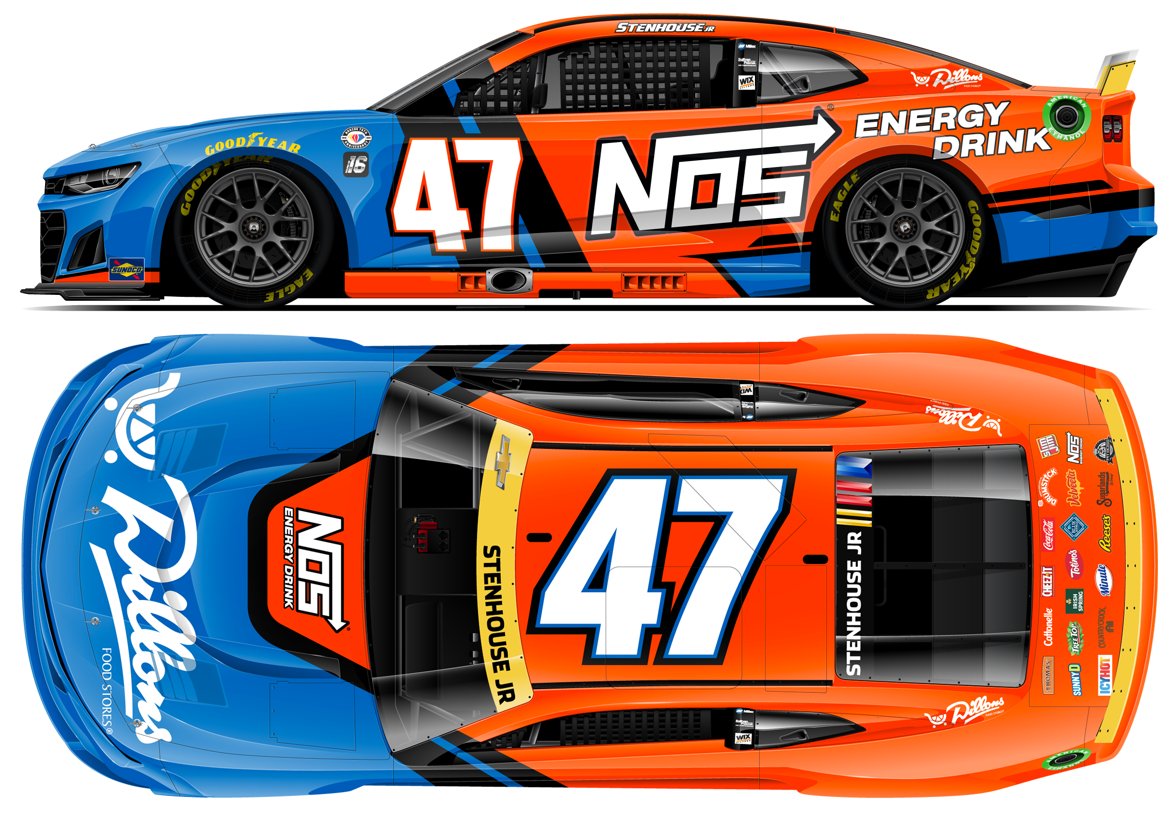 STENHOUSE JR. REMAINS IN STRIKING DISTANCE OF NASCAR PLAYOFFS ROUND OF 12 ENTERING KANSAS