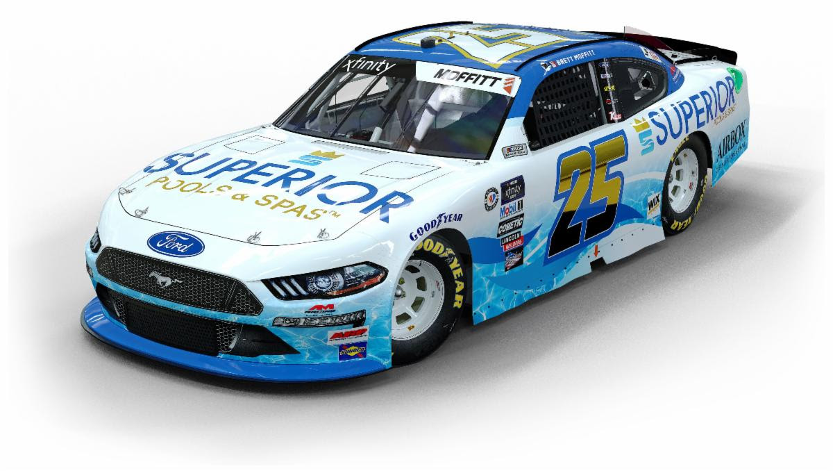 Superior Pools & Spas to Support Brett Moffitt and AM Racing at Charlotte ROVAL