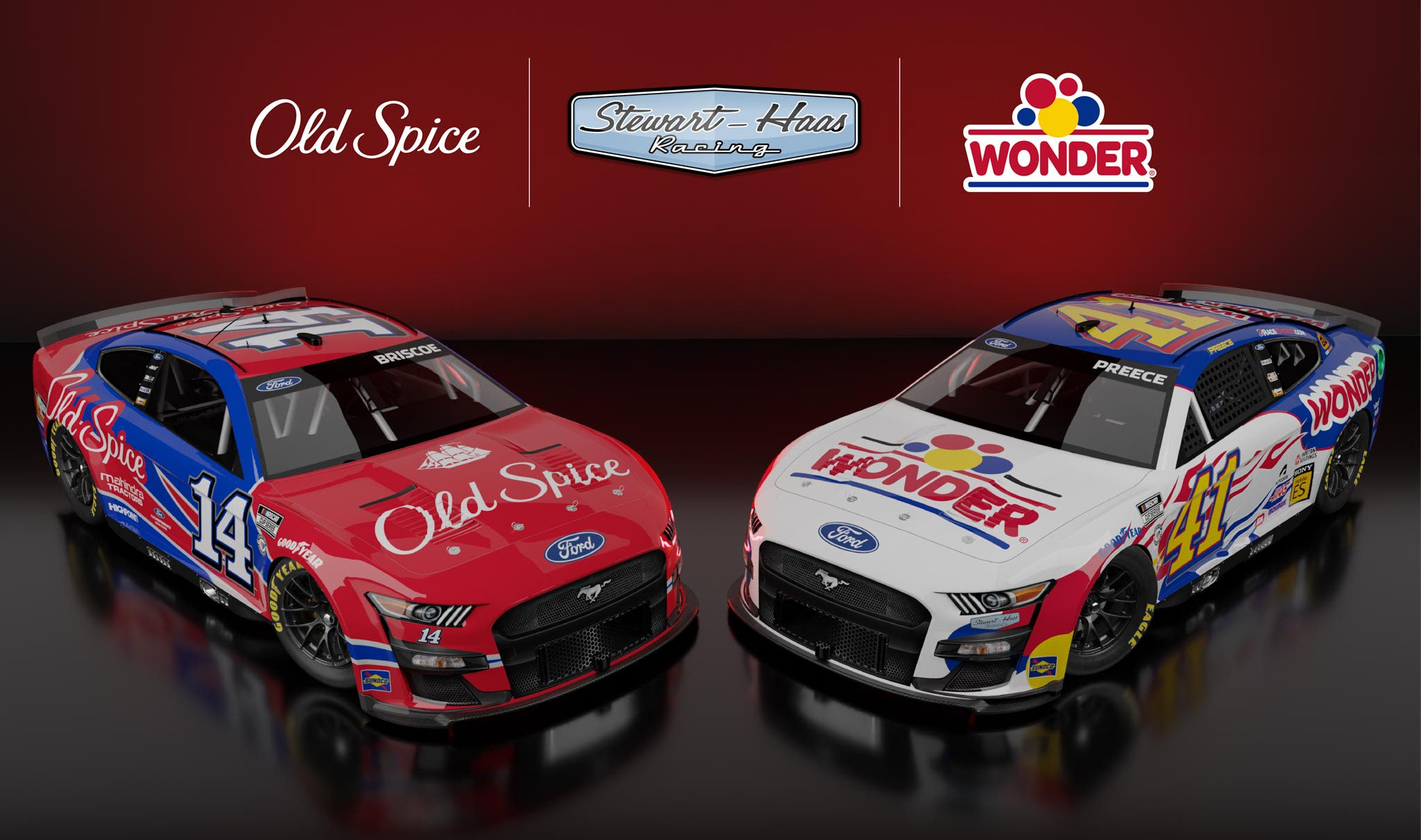 Wonder Bread and Old Spice Ready to Roll with Stewart-Haas Racing at Talladega Superspeedway