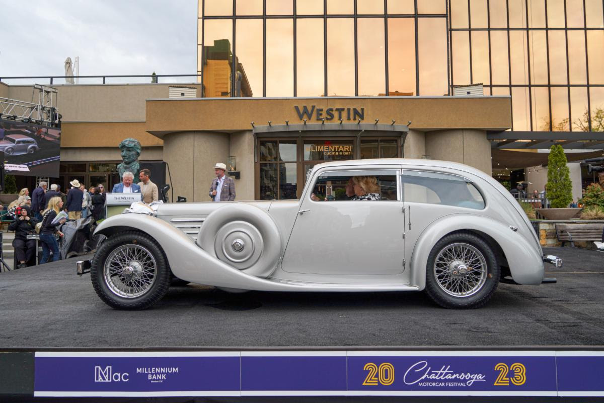 A 1935 SS One Airline Saloon Is Concours d’Elegance Best in Show at 2023 Chattanooga Motorcar Festival Sponsored by Millennium Bank