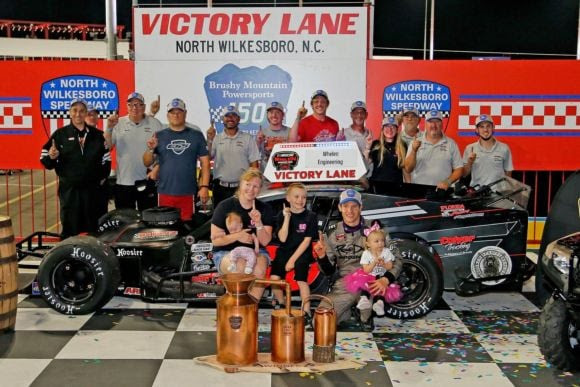 Hirschman Takes Brushy Mountain Powersports 150 Victory In Triumphant NASCAR Whelen Modified Tour Return