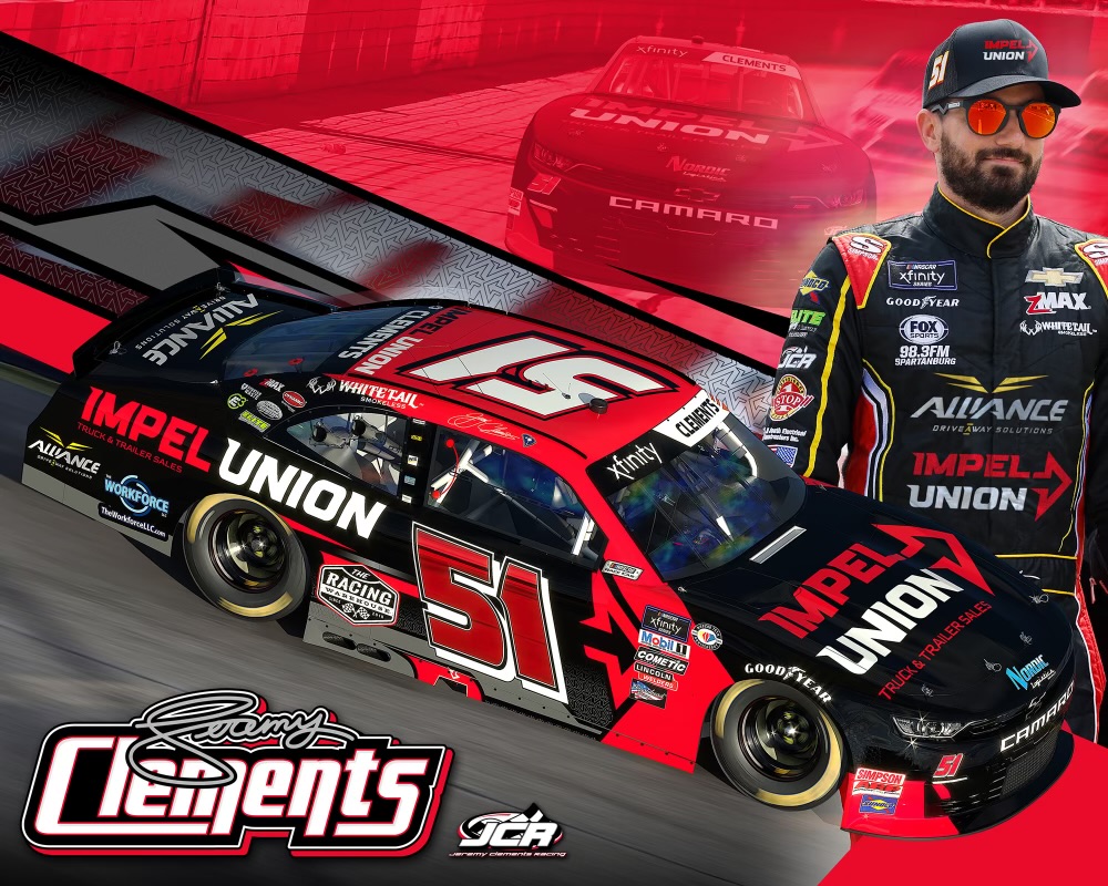 Impel Union to debut with Jeremy Clements Racing in the season finale at Phoenix