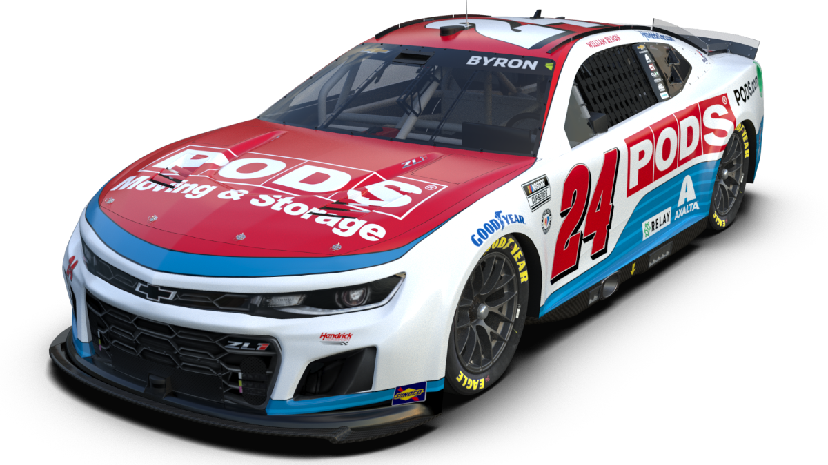 PODS MOVING AND STORAGE TO SPONSOR WILLIAM BYRON AND THE NO. 24 HENDRICK MOTORSPORTS TEAM AT MARTINSVILLE