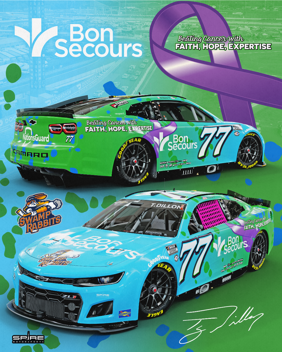 Spire Motorsports, Bon Secours Partner to Honor Cancer Survivor at Bank of America ROVAL 400