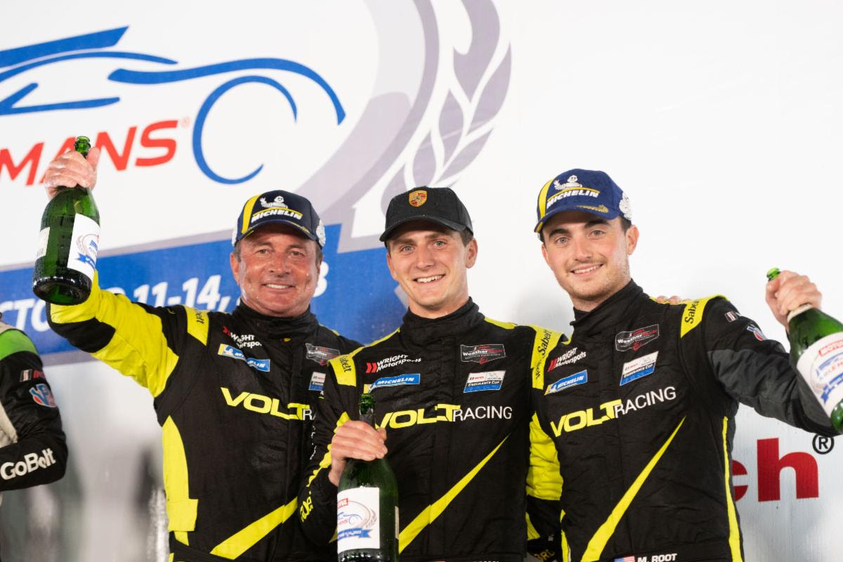 From 15th to Podium: Wright Motorsports and Volt Lighting Porsche Shine at Chaotic Petit Le Mans