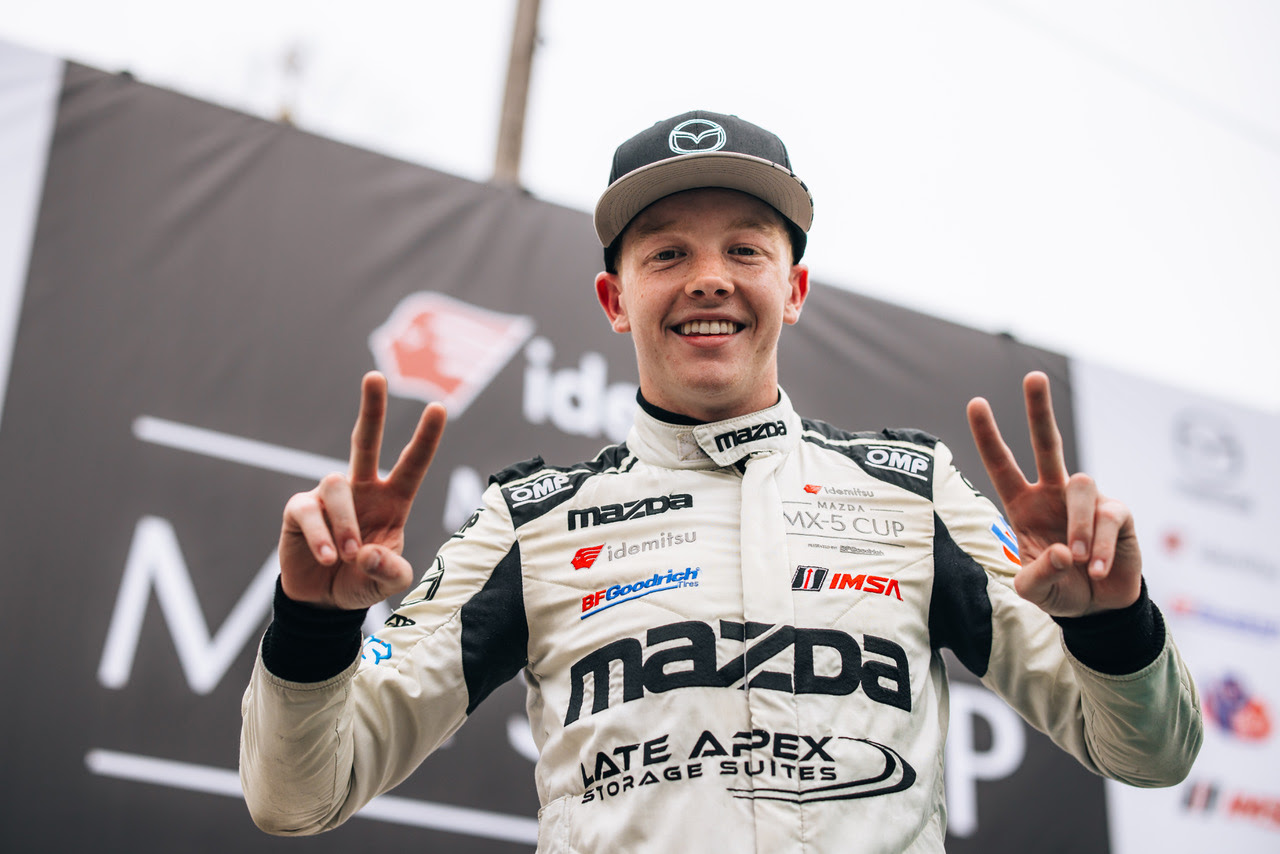 Zilisch Doubles Up in Mazda MX-5 Cup at Road Atlanta