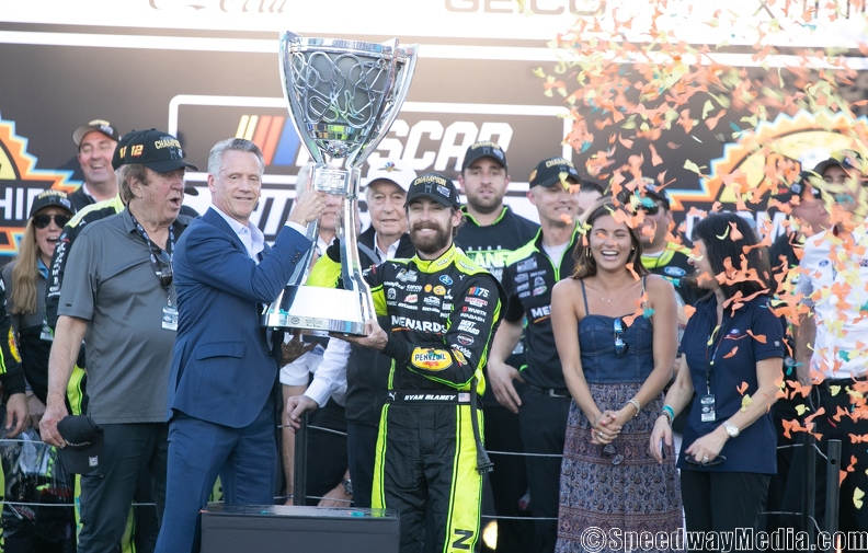 Ryan Blaney crowned first NASCAR Cup Series championship; Ross Chastain wins finale at Phoenix