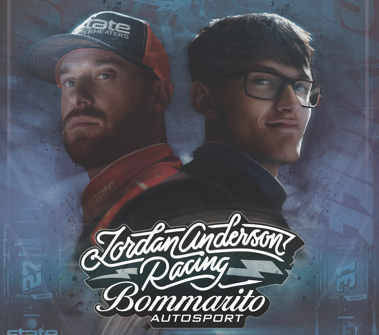 Jordan Anderson Racing Bommarito Autosport Confirms Return of Retzlaff and Burton for 2024 NASCAR Xfinity Series