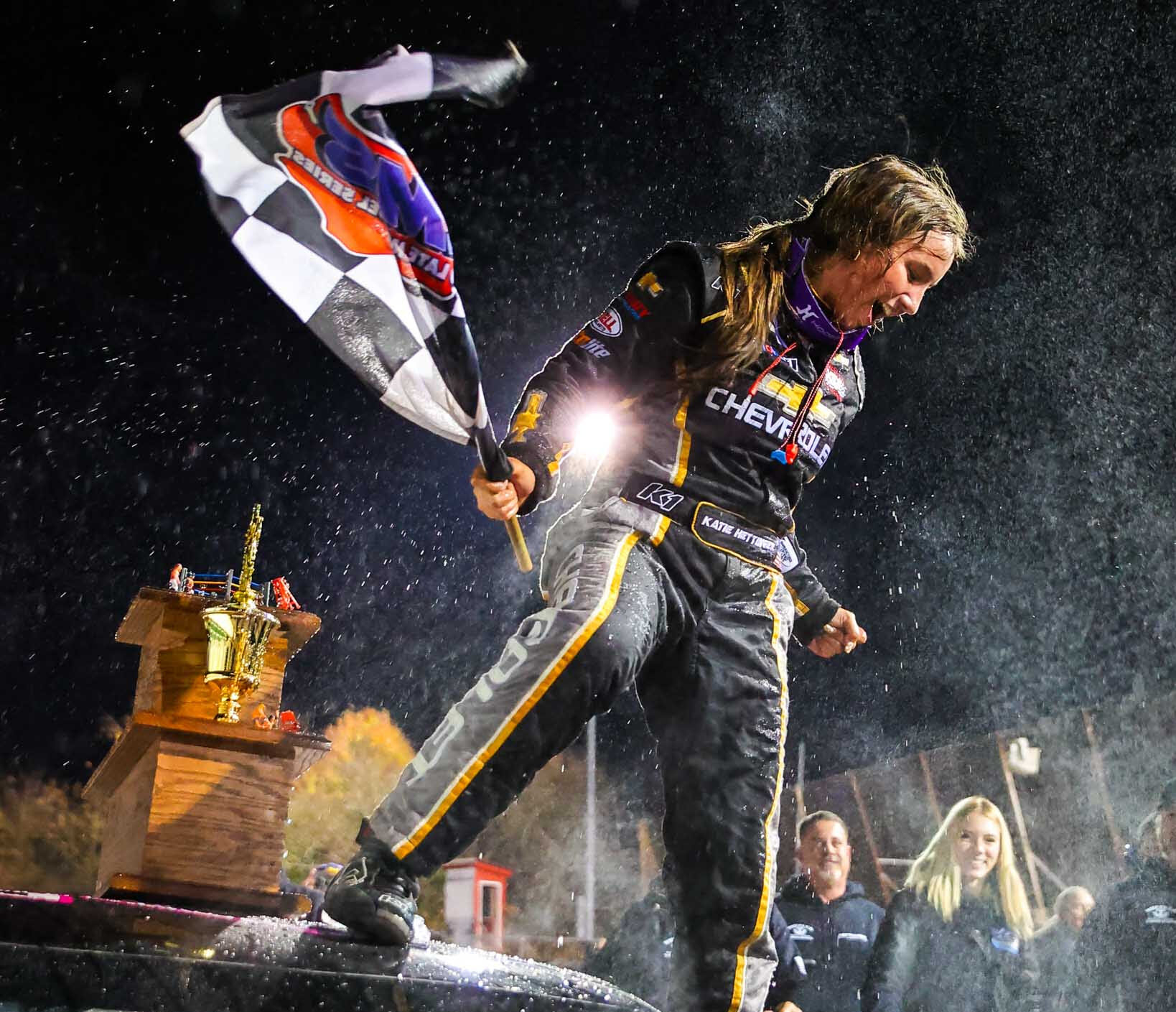 Katie Hettinger Scores First Carolina Pro Late Model Series Win