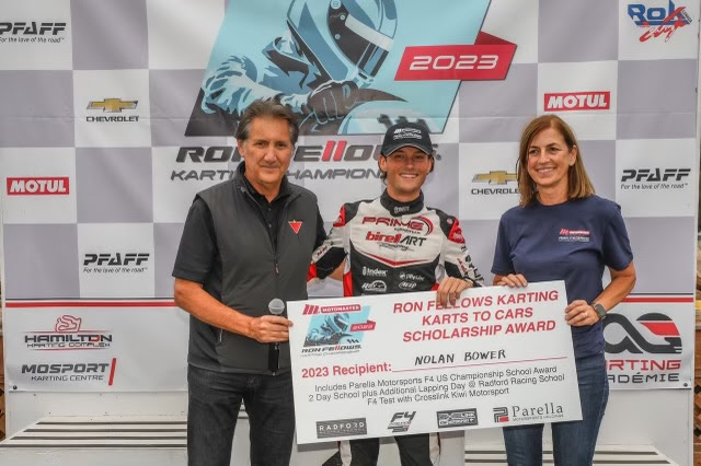 Nolan Bower Named to Radford Racing School’s F4 U.S. Scholarship Award School