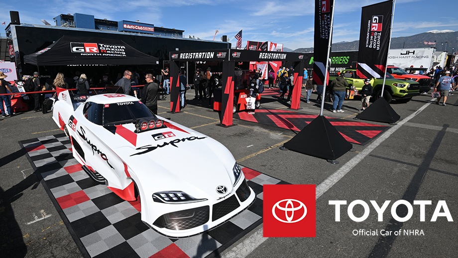 TOYOTA EXTENDS PARTNERSHIP AS OFFICIAL CAR OF NHRA