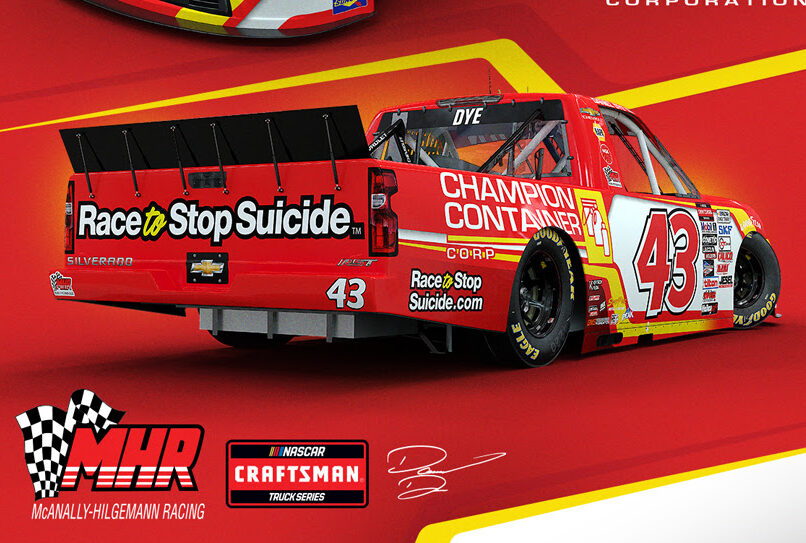 Champion Container Joins Daniel Dye for 12 Truck Series Events in 2024