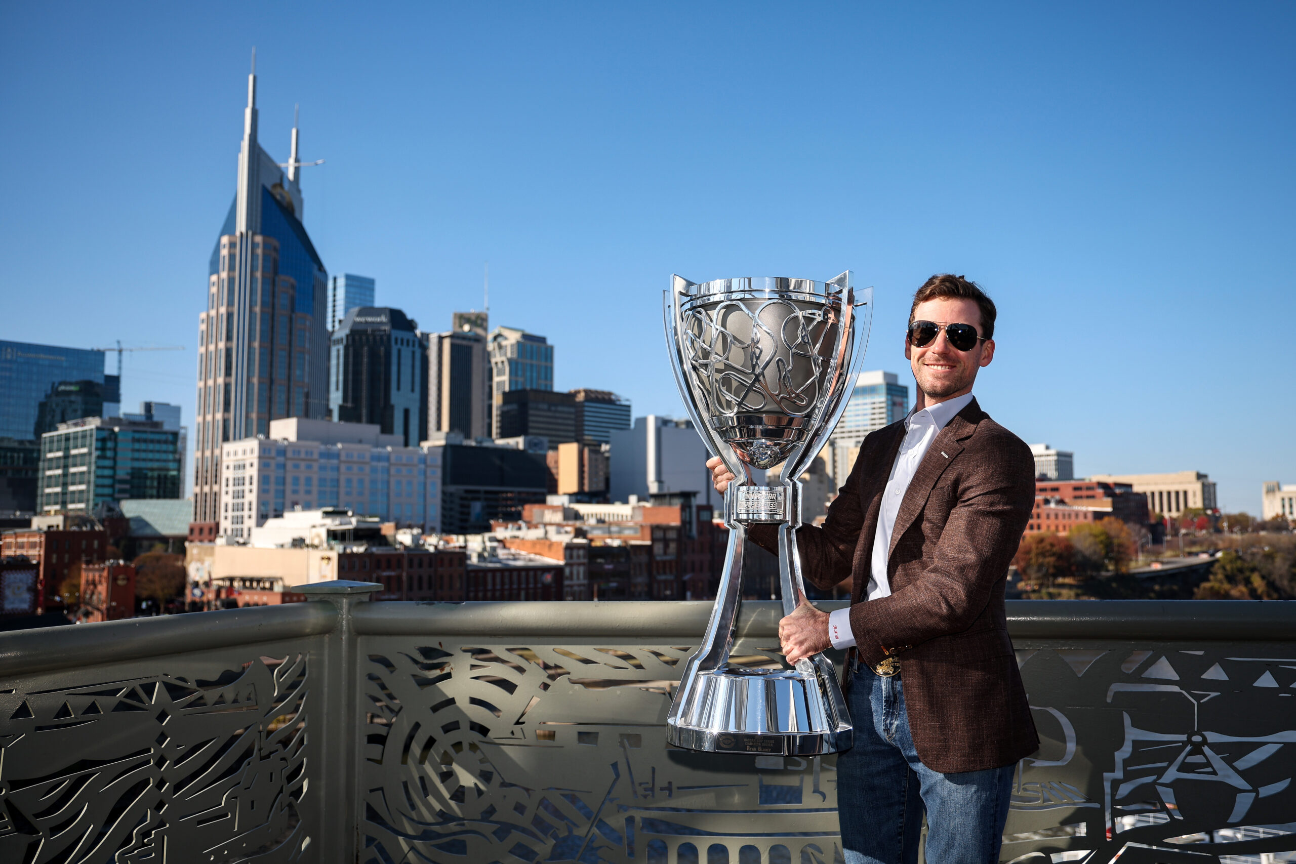 NASCAR Cup champion Ryan Blaney honored in Nashville awards ceremony