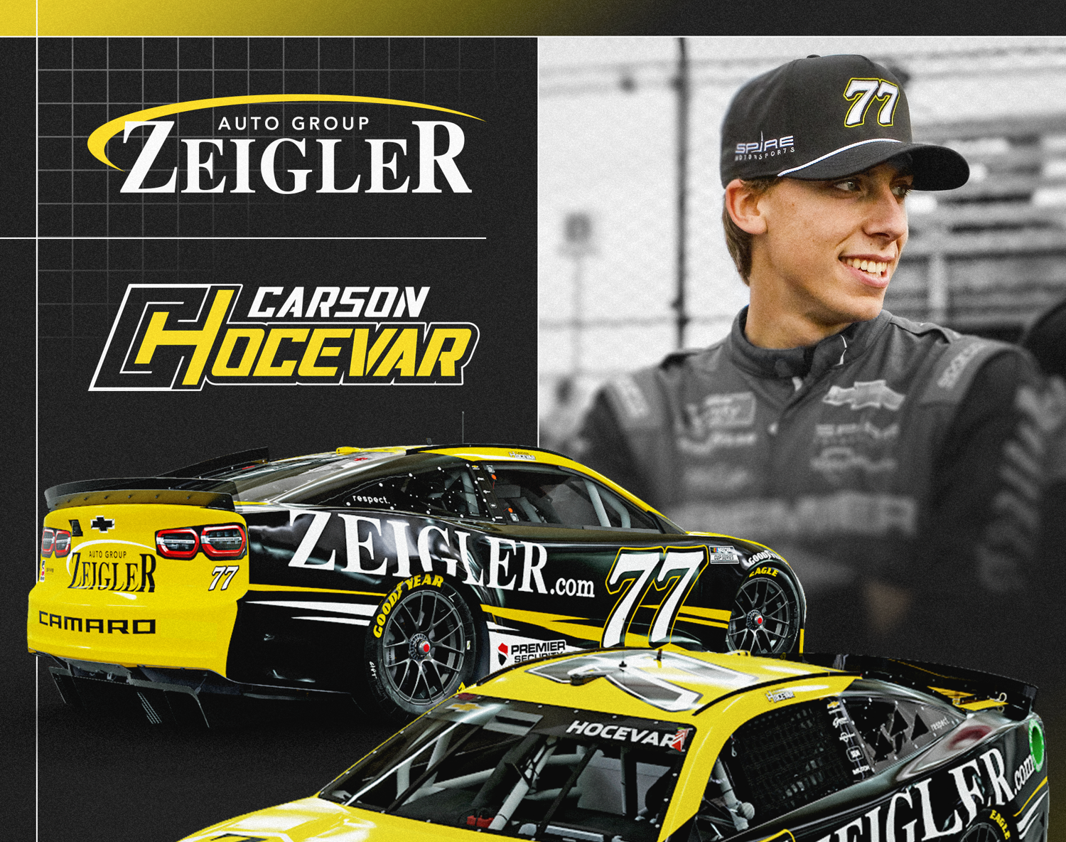 Spire Motorsports, Zeigler Auto Group Partner for 2024 NASCAR Cup Series Effort