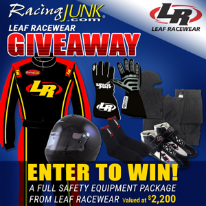 RacingJunk.com and Leaf Racewear Safety Equipment Giveaway